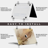 MacBook Pro 16 inch (2021-2026) case hoes - Sweet Caramel