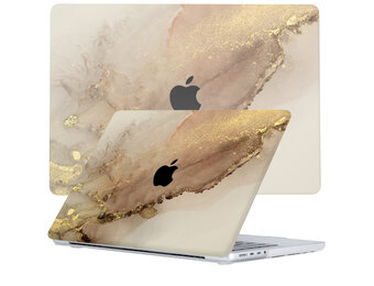 Lunso MacBook Pro 16 inch  (2021-2024) cover hoes - case - Sweet Caramel