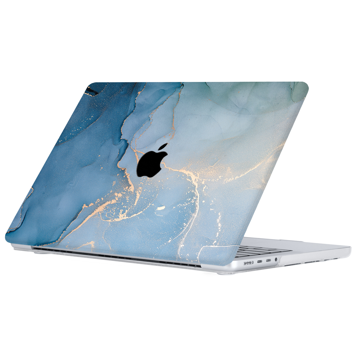 MacBook Pro 16 inch M1 / M2 (2021-2023) case hoes - Aciano Azul