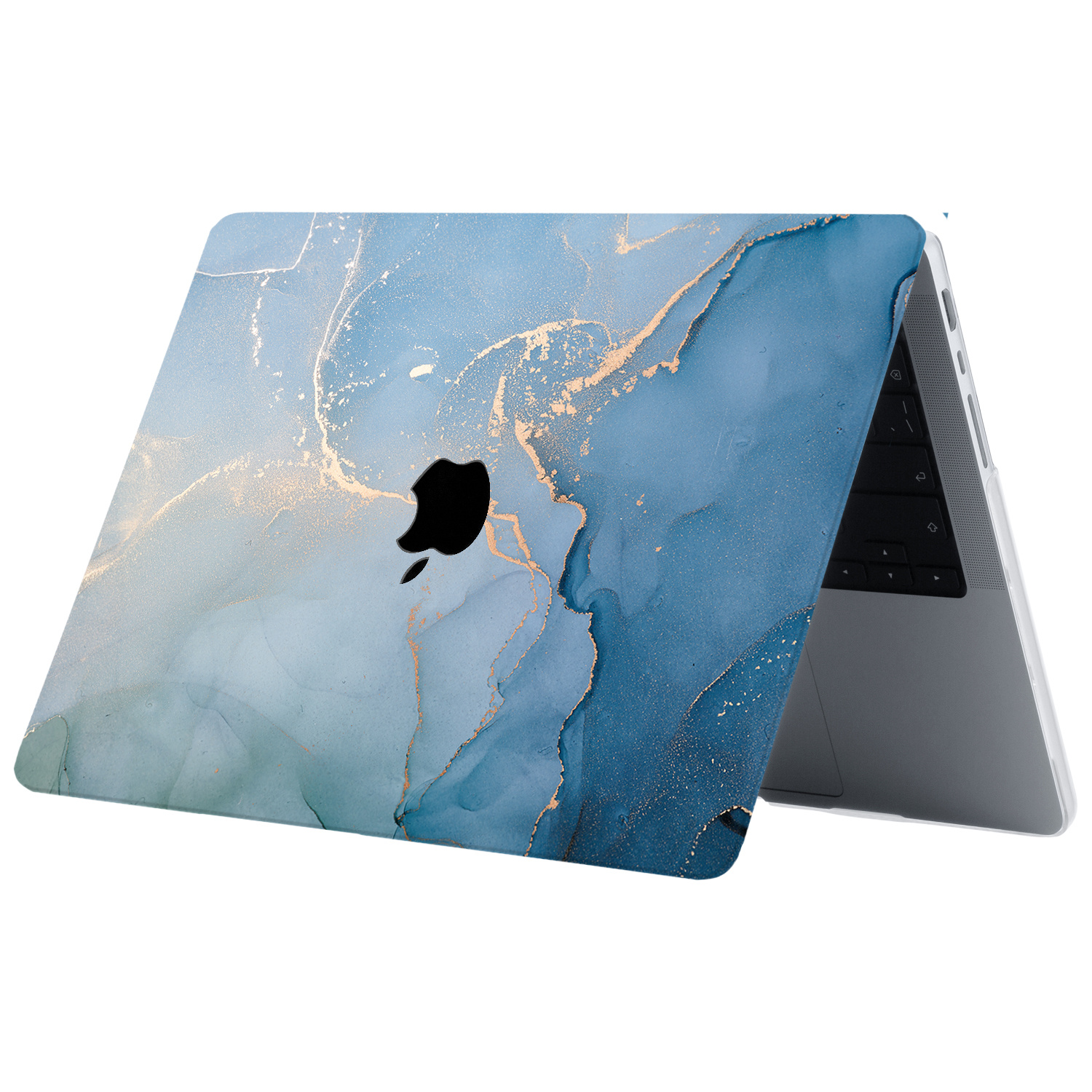 MacBook Pro 16 inch M1 / M2 (2021-2023) case hoes - Aciano Azul