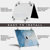 MacBook Pro 16 inch (2021-2024) case hoes - Aciano Azul - Model A2485 / A2780 / A2991 / A3186 / A3403