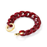 iPhone SE 2022, iPhone SE 2020, iPhone 8, iPhone 7 en iPhone 6(s) Telefoonhoes met koord + Kralenketting - Rood