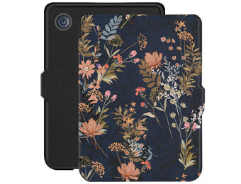 Lunso - Kobo Clara 2E hoes (6 inch) - Vegan Saffiano Leren sleep cover - Urban Park