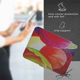 Kobo Clara 2E hoes (6 inch) Vegan Saffiano leren sleep cover - Tulpen