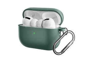Lunso - AirPods Pro 2 - Softcase hoes - Army Groen