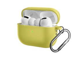 Lunso - AirPods Pro 2 - Softcase hoes - Geel