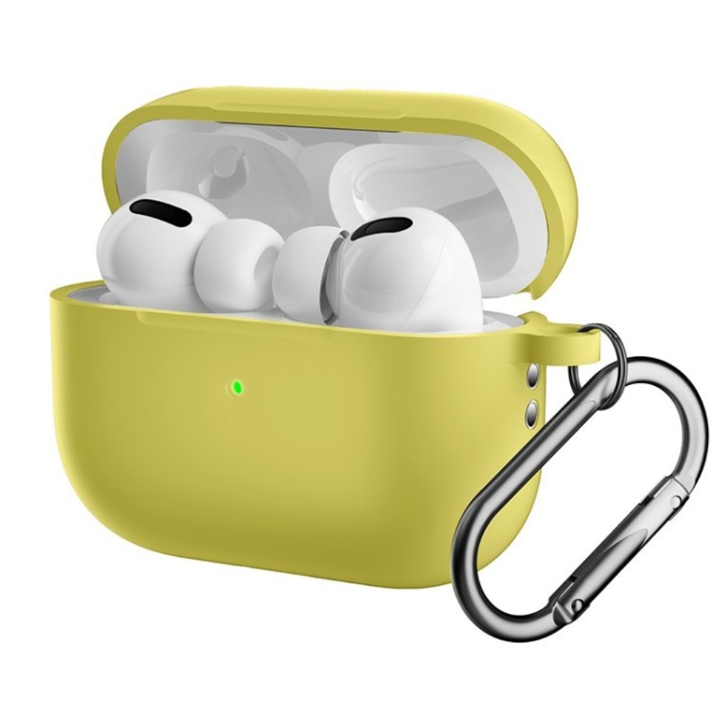 Lunso - AirPods Pro 2 - Softcase hoes - Geel