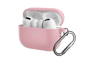 Lunso - AirPods Pro 2 - Softcase hoes - Lichtroze