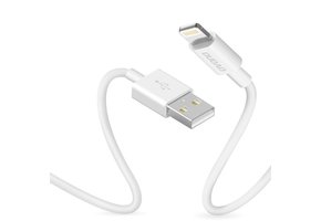 Dudao - USB naar Lighting iPhone oplader - 3A Fast charge oplaadkabel - Datakabel - 1 Meter - Wit