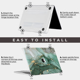 MacBook Air 13 inch (2020) case hoes - Green Maeve