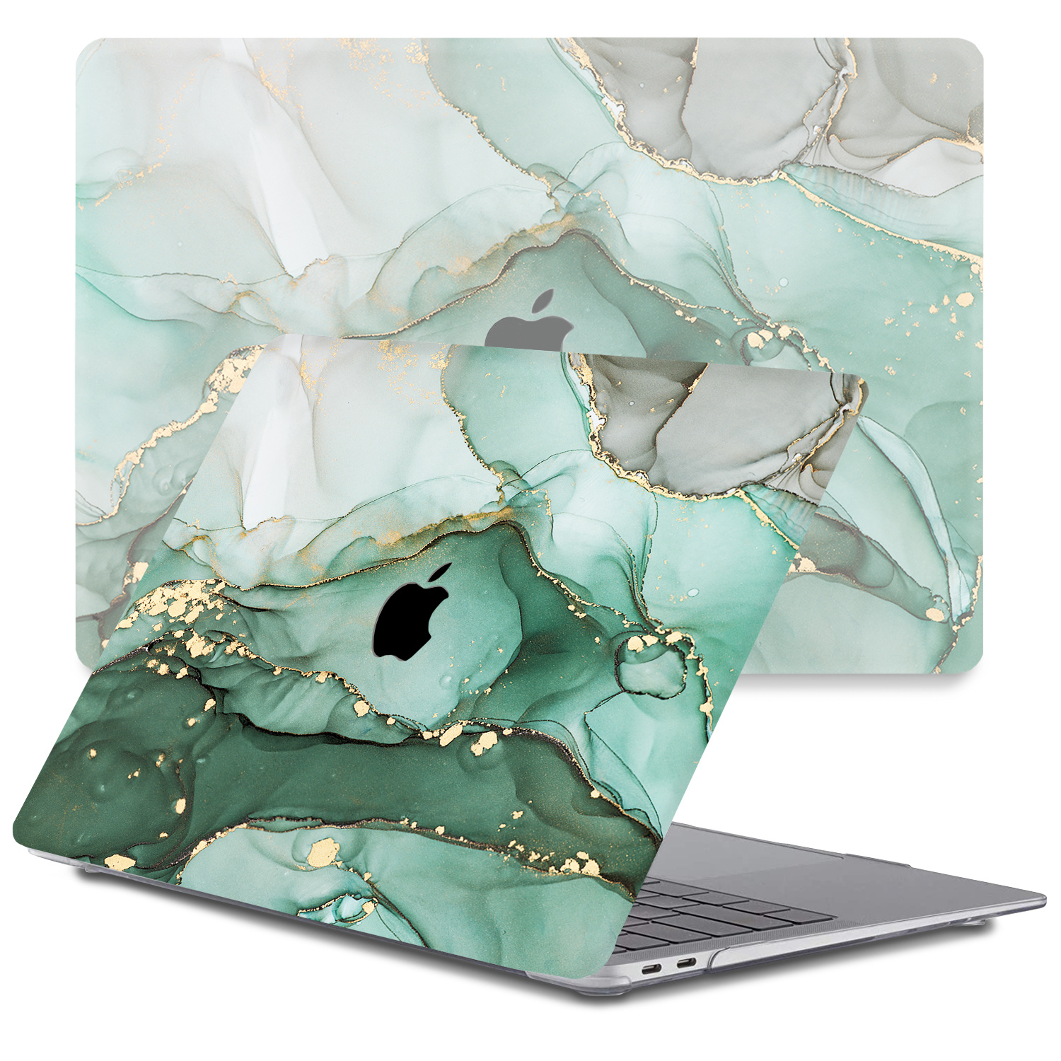 Lunso - MacBook Air 13 inch (2020) - case hoes - Green Maeve