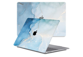 Lunso MacBook Pro 13 inch M1/M2 (2020-2022) cover hoes - case - Aciano Azul