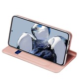 Xiaomi 12T en Xiaomi 12T Pro Slim Bookcase hoesje - Rose Goud