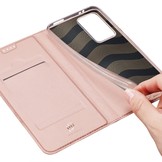 Xiaomi 12T en Xiaomi 12T Pro Slim Bookcase hoesje - Rose Goud