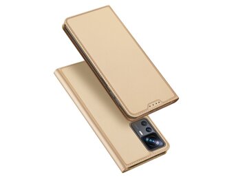 Dux Ducis - Xiaomi 12T / Xiaomi 12T Pro - Slim bookcase hoesje - Goud
