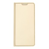 Xiaomi 12T en Xiaomi 12T Pro Slim Bookcase hoesje - Goud