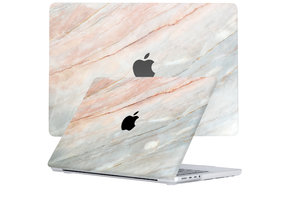 Lunso MacBook Pro 14 inch (2021-2024) cover hoes - case - Marble Aiden