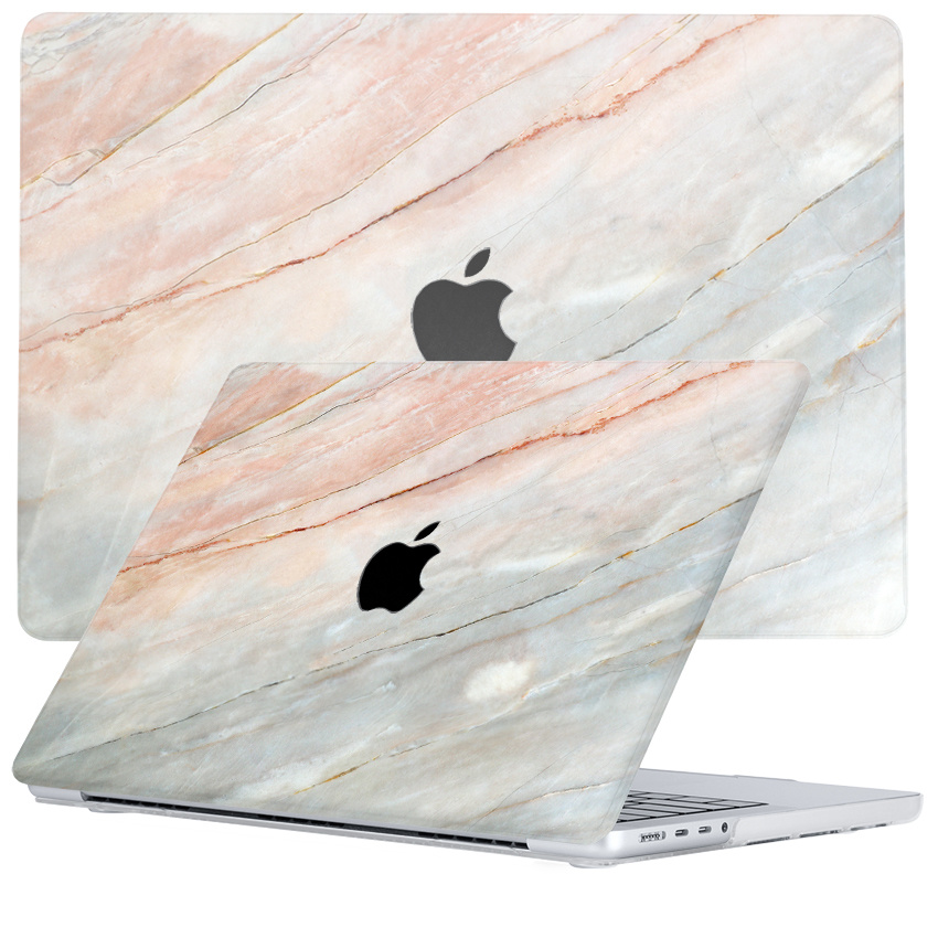 MacBook Pro 14 inch (2021-2024) case hoes - Marble Aiden - Model A2442 / A2779 / A2918 / A2992 / A3112 / A3185 / A3401