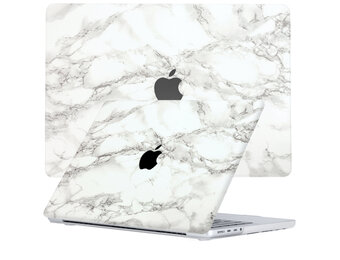 Lunso MacBook Pro 14 inch (2021-2024) coes - case - Marble Cosette