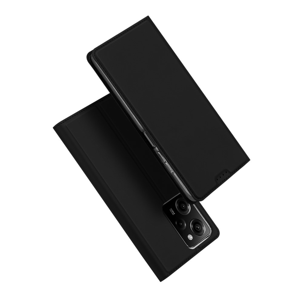 Xiaomi Poco X5 Pro Slim Bookcase hoesje - Zwart