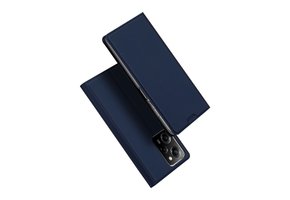 Dux Ducis - Xiaomi Poco X5 Pro - Slim bookcase hoesje - Donkerblauw