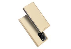 Dux Ducis - Xiaomi Poco X5 Pro - Slim bookcase hoesje - Goud