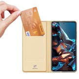 Xiaomi Poco X5 Pro Slim Bookcase hoesje - Goud