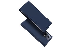 Dux Ducis - Xiaomi Poco X5 - Slim bookcase hoesje - Donkerblauw