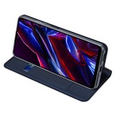 Xiaomi Poco X5 Slim Bookcase hoesje - Donkerblauw