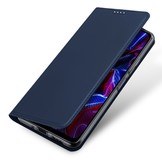 Xiaomi Poco X5 Slim Bookcase hoesje - Donkerblauw
