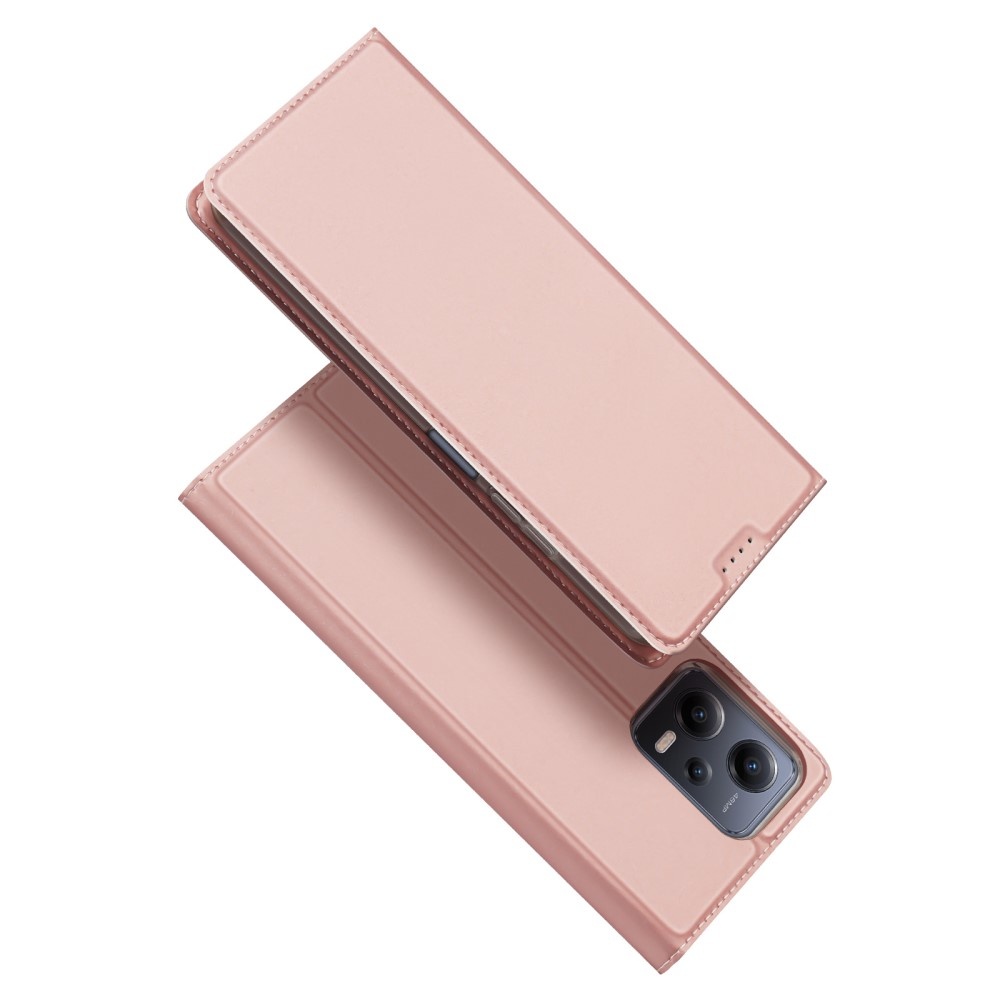 Xiaomi Poco X5 Slim Bookcase hoesje - Rose Goud