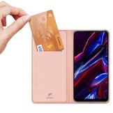 Xiaomi Poco X5 Slim Bookcase hoesje - Rose Goud
