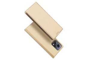 Dux Ducis - Xiaomi Poco X5 - Slim bookcase hoesje - Goud