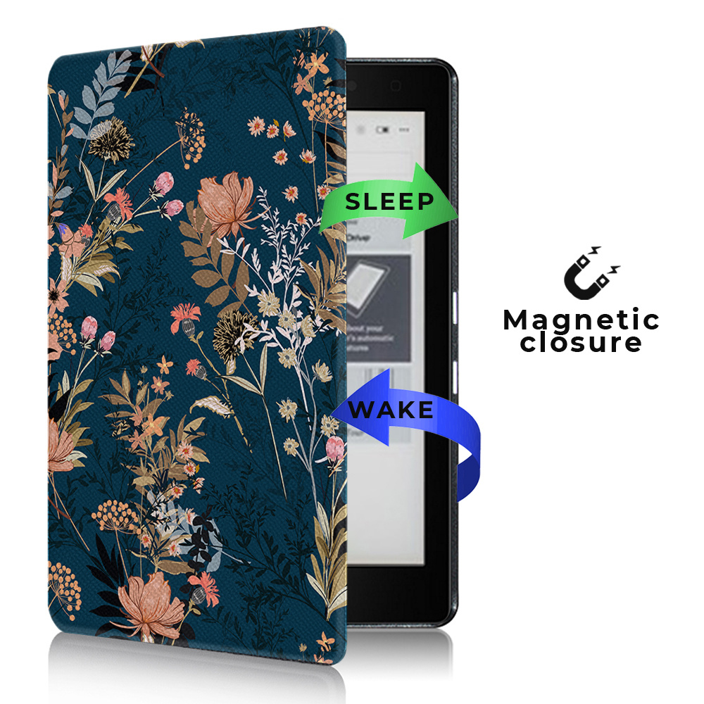 Kobo Aura Edition 2 hoes (6 inch) Vegan Saffiano leren sleep cover - Urban Park