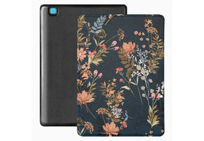 Lunso - Kobo Aura Edition 2 hoes (6 inch) - Vegan Saffiano Leren sleep cover - Urban Park