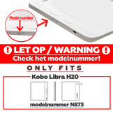 Kobo Libra H20 hoes (7 inch) Sleepcover -Wit