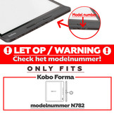 Sleepcover origami hoes Zwart voor de Kobo Forma