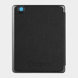 Kobo Aura H20 Edition 2 hoes (6.8 inch) Vegan Saffiano leren sleep cover - Zwart