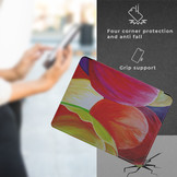 Kobo Aura H20 Edition 2 hoes (6.8 inch) Vegan Saffiano leren sleep cover - Tulpen