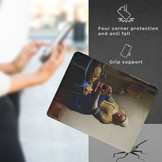 Kobo Aura H20 Edition 2 hoes (6.8 inch) Vegan Saffiano leren sleep cover - Vermeer Melkmeisje