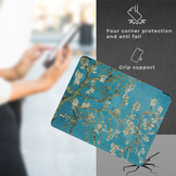 Kobo Aura H20 Edition 2 hoes (6.8 inch) Vegan Saffiano leren sleep cover - Van Gogh Amandelbloesem