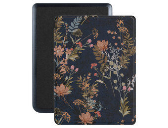 Lunso - Kobo Nia hoes (6 inch) - Vegan Saffiano Leren sleep cover - Urban Park