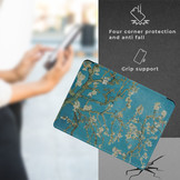 Kobo Nia hoes (6 inch) Vegan Saffiano leren sleep cover - Van Gogh Amandelbloesem