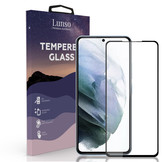 Samsung Galaxy S23 Plus Gehard beschermglas met Zwarte Rand (Screenprotector)