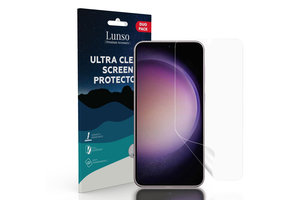 Lunso - Samsung Galaxy S23 Plus - Duo Pack (2 stuks) Beschermfolie - Full Cover Screen protector