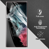 Samsung Galaxy S23 Ultra Duo Pack (2 stuks) Beschermfolie Full Covered Screen protector inclusief bevestiging tool