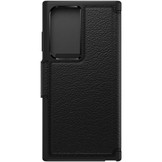 Samsung Galaxy S23 Ultra Otterbox Strada Case leren bookcase hoesje - Zwart