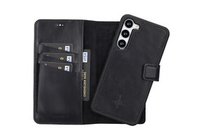 NorthLife - Samsung Galaxy S23 Plus - Lederen Afneembare 2-in-1 bookcase hoes - Zwart