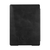 Kobo Aura H2o edition 1 hoes (6.8 inch) Lederen sleep cover - Zwart