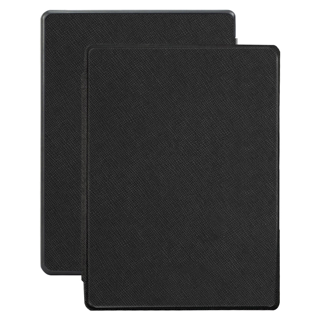 Kobo Aura H2o Edition 1 hoes (6.8 inch) Vegan Saffiano leren sleep cover - Zwart
